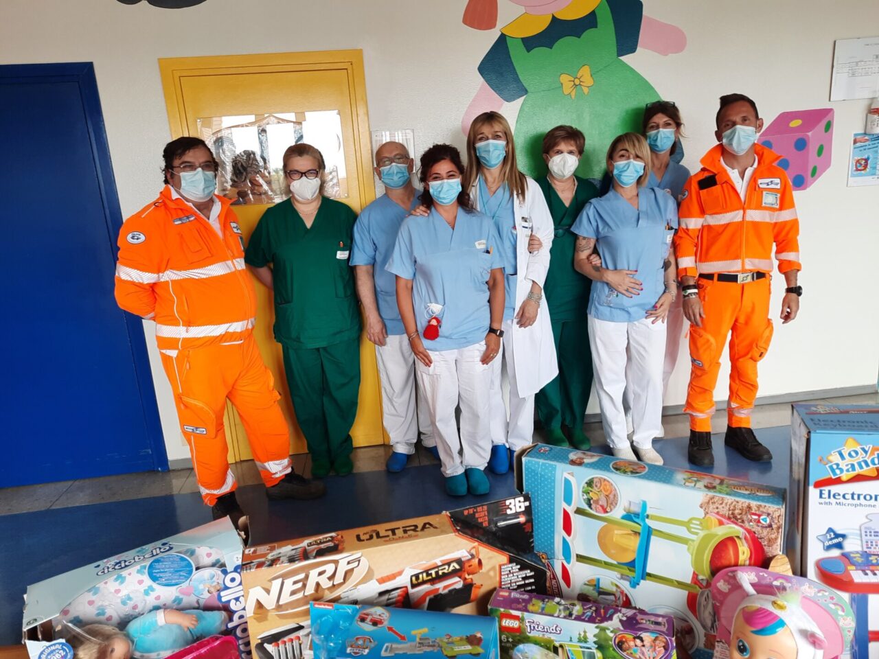 Giochi per bambini della Pediatria dalla Croce Bianca di Brugherio