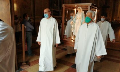 Il vescovo Napolioni a Cassano d'Adda per la Madonna della medaglia miracolosa