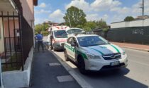 Anziano cade dalla bici a Pioltello e arriva l'ambulanza