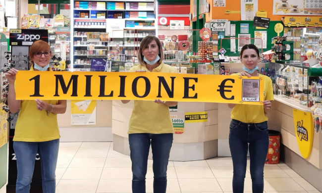 Gioca due euro, vince un milione