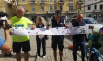 Da Trieste ad Aosta a piedi per sostenere l'Avis: missione compiuta per il carugatese Maurizio Grandi