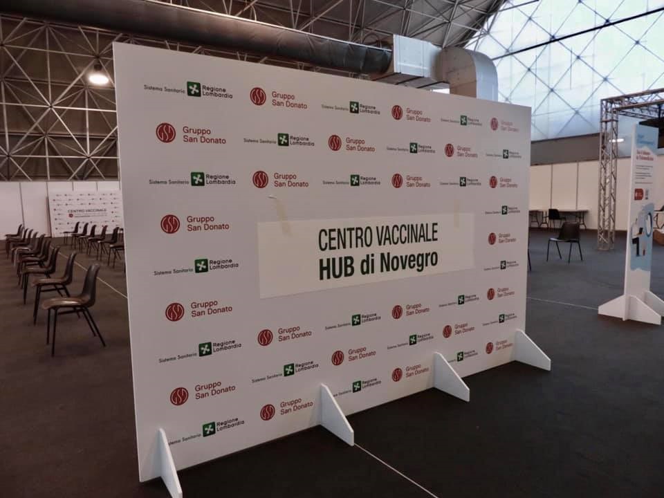 Il 2 agosto chiude il Centro vaccinale di Novegro a Segrate