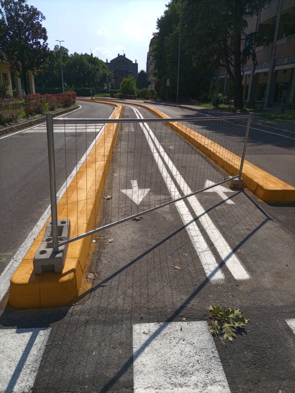 La ciclabile in mezzo alla strada ha già mietuto una “vittima”