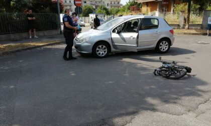 Ciclista 13enne investito, arriva l'elisoccorso