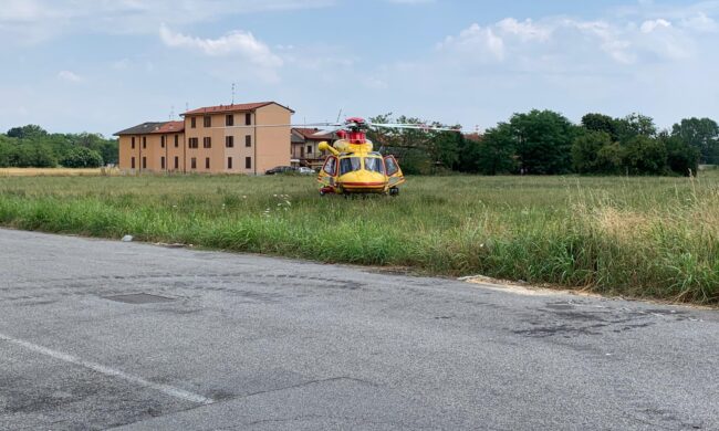 Grave infortunio sul lavoro: interviene anche l’elisoccorso