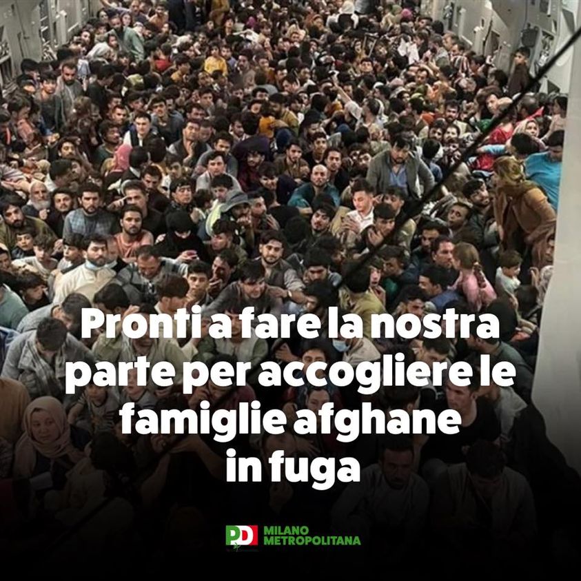 I sindaci del Pd della Città metropolitana pronti ad accogliere i profughi afghani