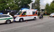 Caduta con lo scooter, paura per un 29enne