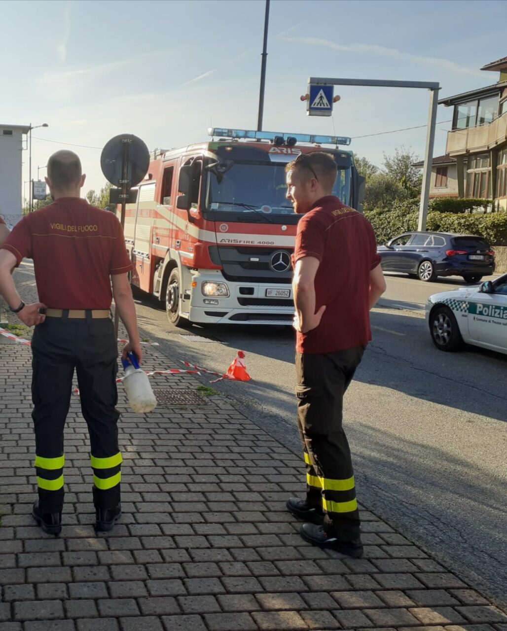 Vespe “arrabbiate” pungono i passanti: nido rimosso dai Vigili del Fuoco