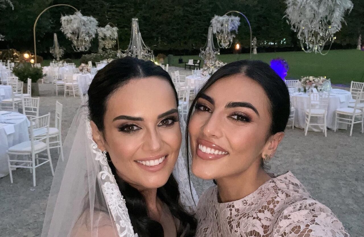 Anche Giulia Salemi e Veronica Ferraro tra i vip al matrimonio di Filippo Graziani e Catherine Poulain a Cassano d’Adda