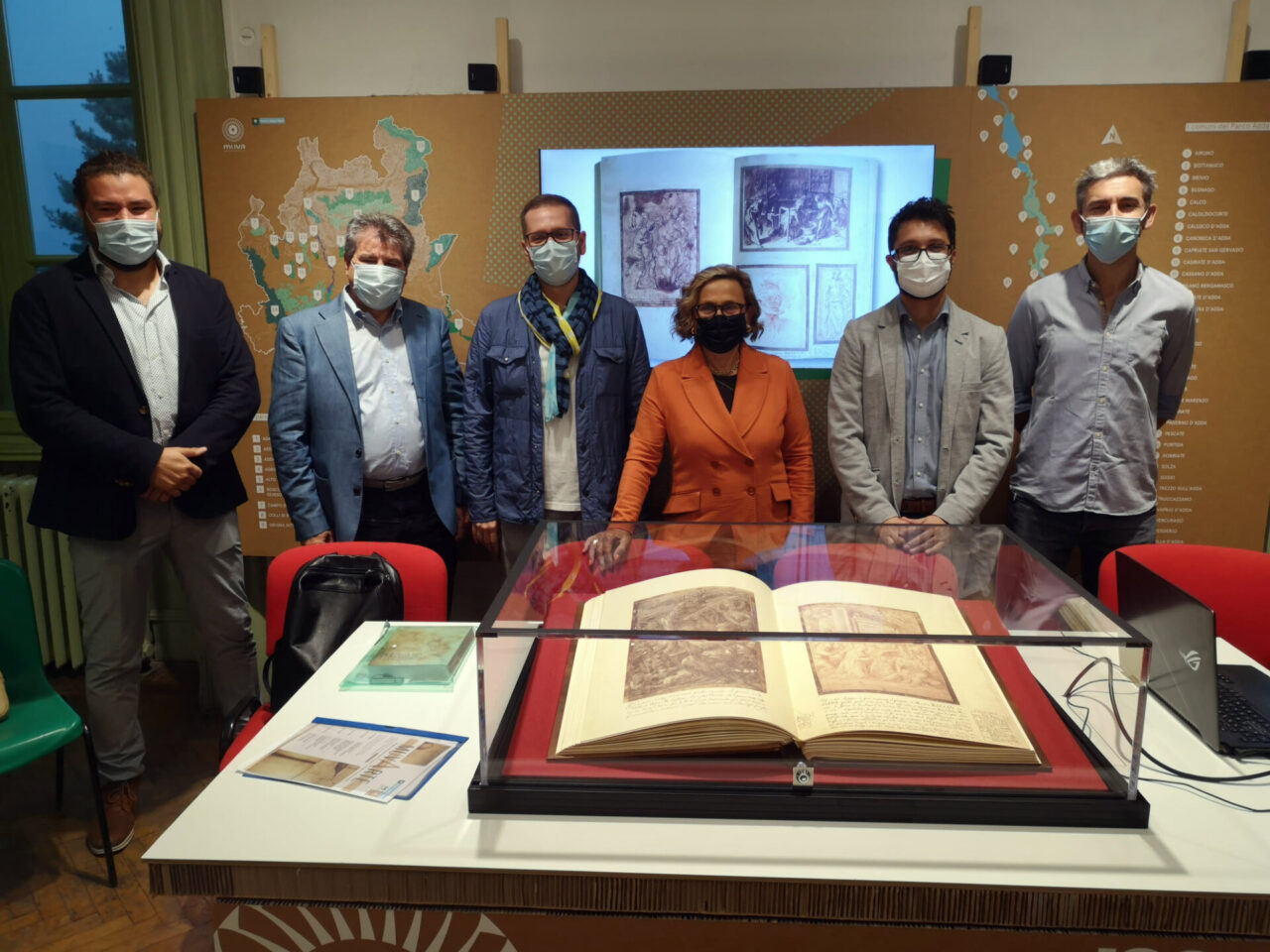 Il Codice Resta esposto al Museo della Valle dell’Adda di Trezzo