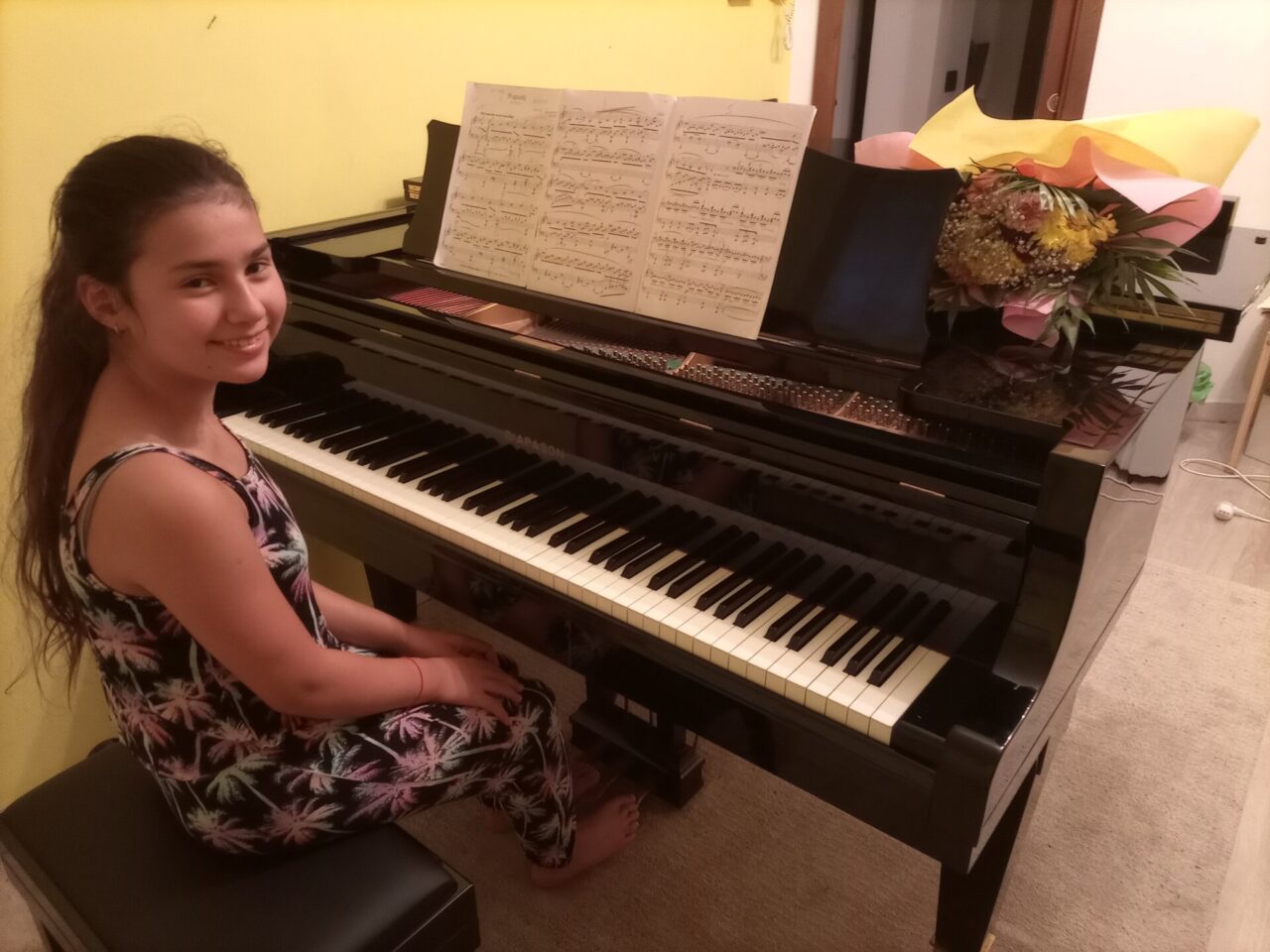 Patrizia è un prodigio del pianoforte a soli undici anni