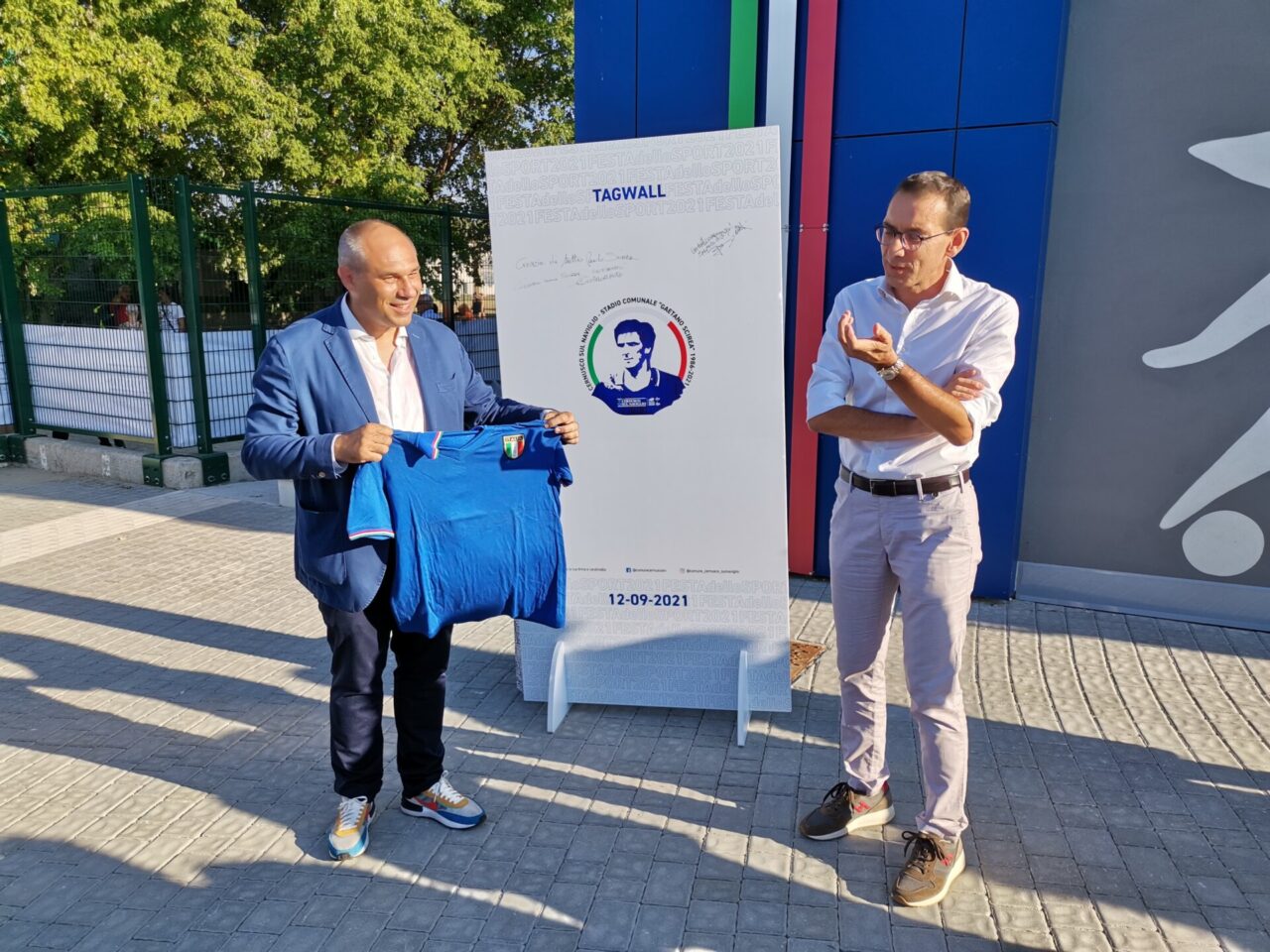 Inaugurato (di nuovo) lo stadio nella memoria di Gaetano Scirea