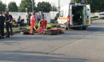 Sedicenne cade a terra con la moto: soccorso in codice giallo