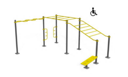 Tre nuove aree fitness all'aperto accessibili anche ai disabili