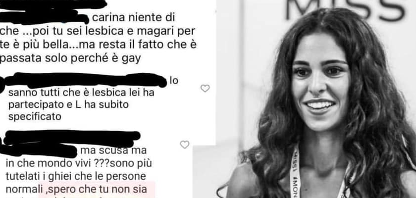 Erika Mattina, la brugherese finalista a Miss Mondo Italia, insultata perché lesbica