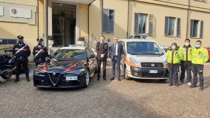 I Carabinieri trasporteranno gli organi negli ospedali lombardi