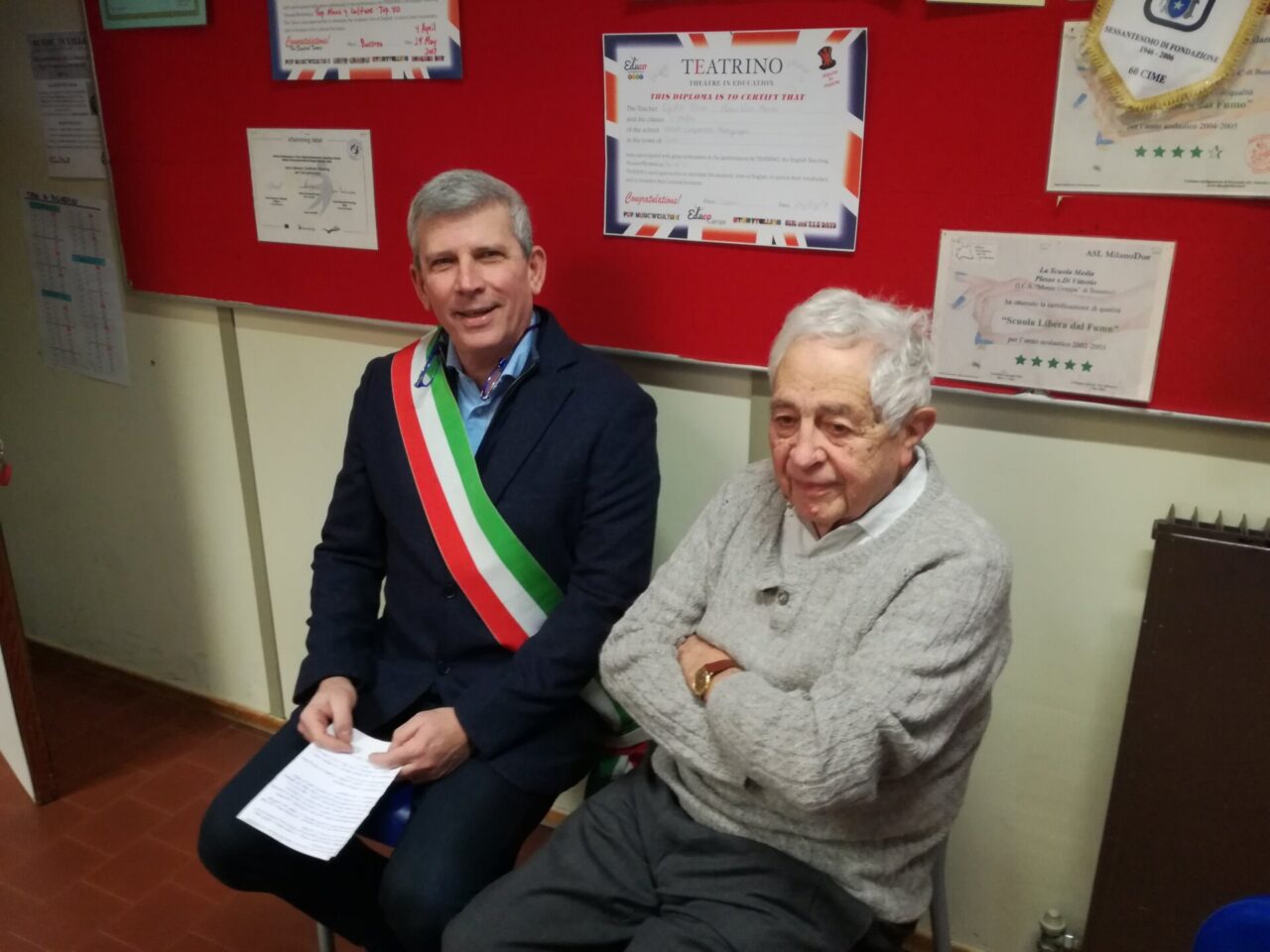 Un testimone delle leggi razziali tra i benemeriti di Bussero