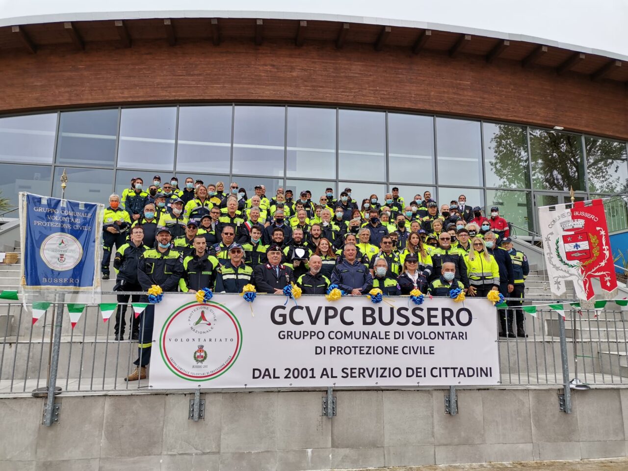 Una grande festa collettiva per i primi 20 anni della Protezione Civile di Bussero
