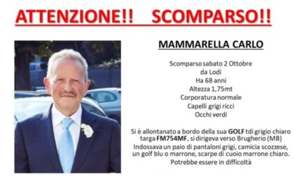 Sale in macchina e sparisce: si cerca il 68enne Carlo Mammarella