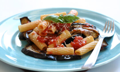 Pasta con tonno e melanzane