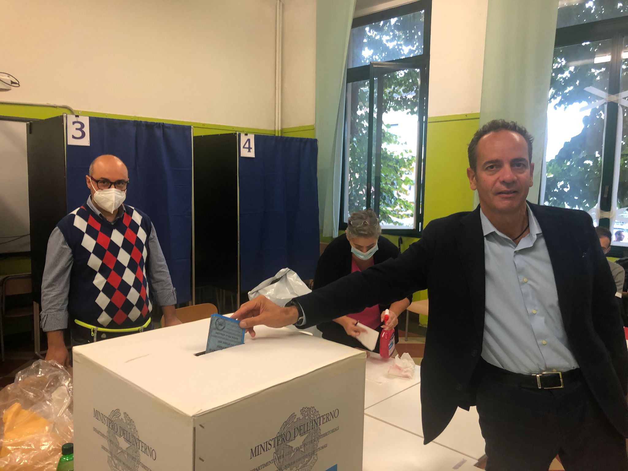 Fabio Colombo voto a Cassano d'Adda