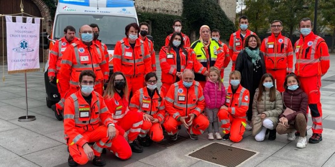 Una nuova ambulanza per la Croce dell’Adda