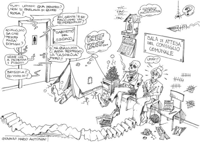 I casting, le riunioni e pure la vignetta: ma la nuova Giunta ancora non c’è