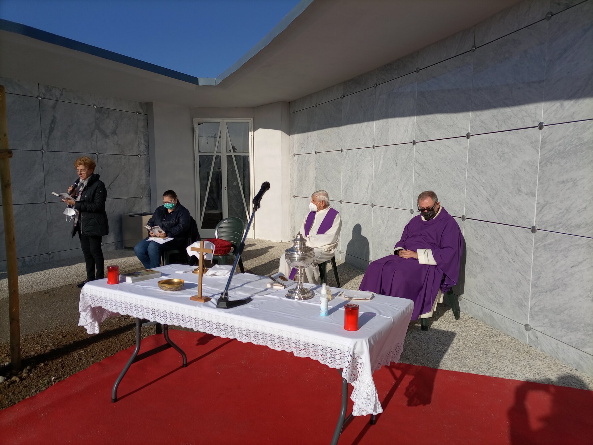 Inaugurata la nuova ala del cimitero a Gorgonzola