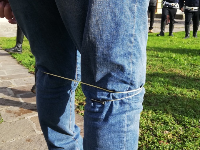 Nell’Adda Martesana il primo Comando di Polizia italiano con il laccio immobilizza-persone