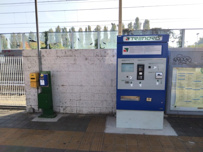 Una nuova biglietteria automatica per la stazione di Vignate