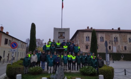Adunata a Cassano D'Adda per il Servizio d'Ordine Nazionale del Gruppo Alpini