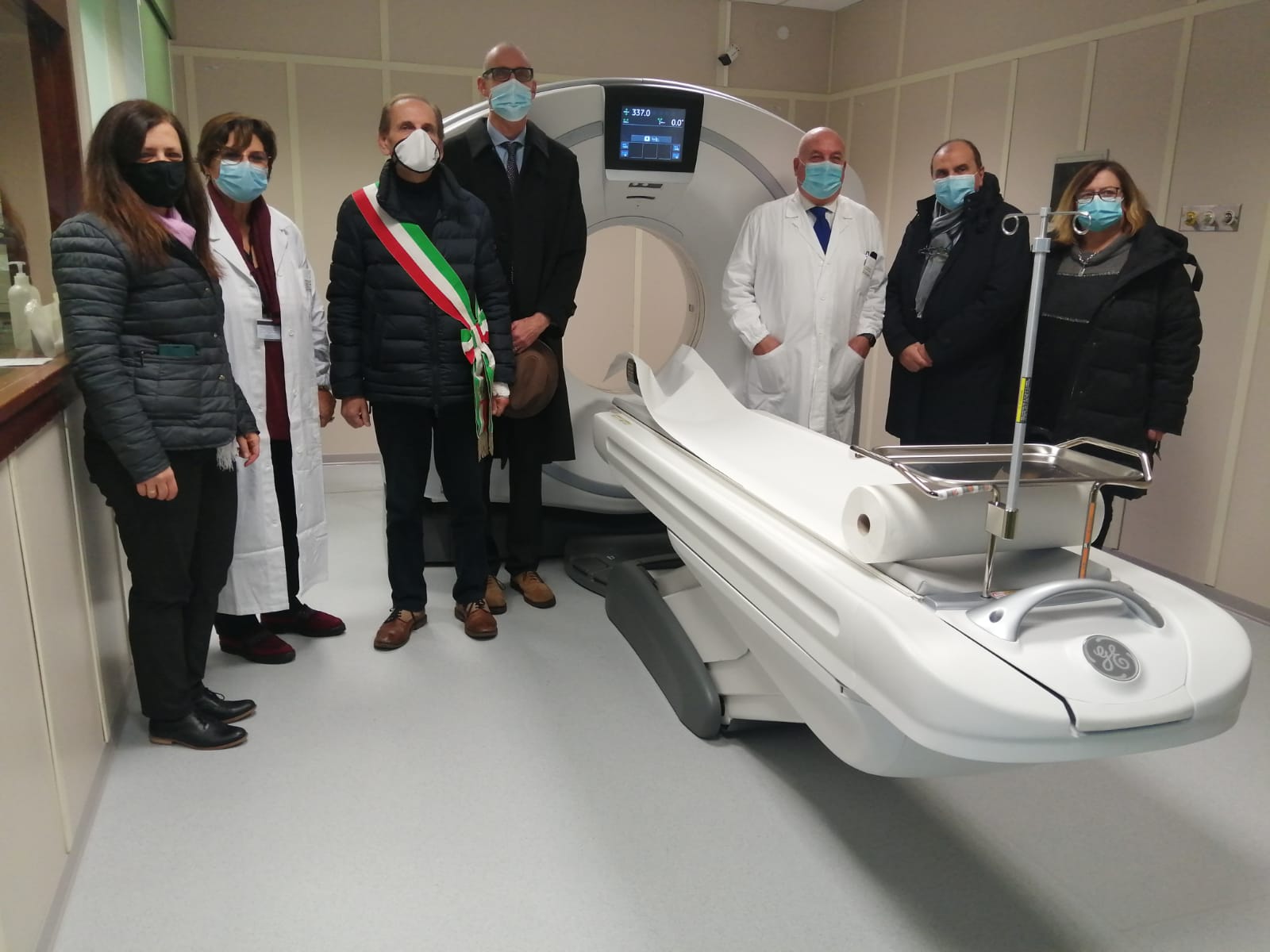 Nuova Tac a 128 strati reparto Radiologia ospedale Crotta Oltrocchi