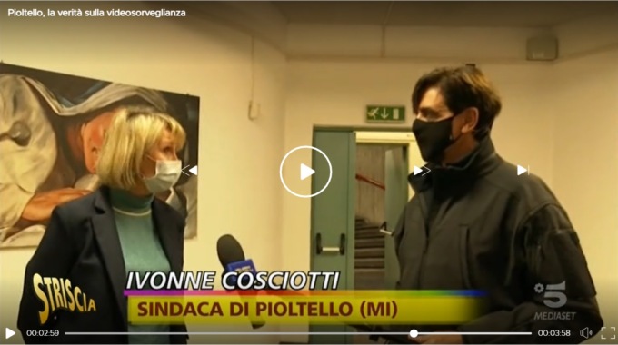 Striscia la Notizia ci ha preso gusto ed è di nuovo a Pioltello. Nel mirino le telecamere