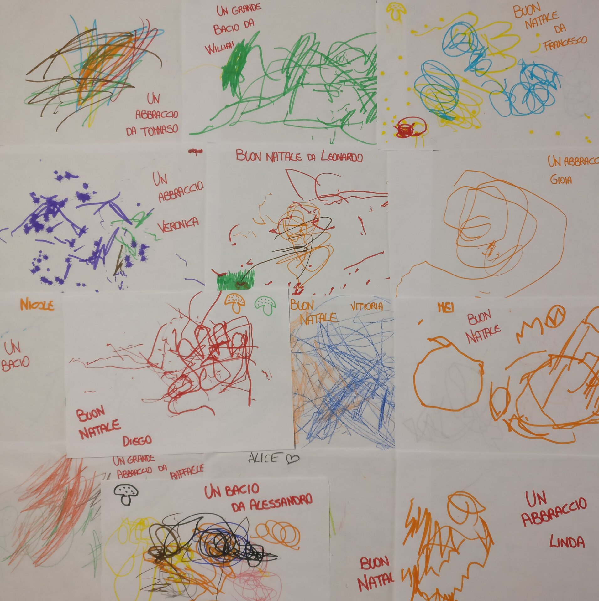 Disegni realizzati dai bambini dell'asilo QUI QUO QUA Cassina De Pecchi (3)