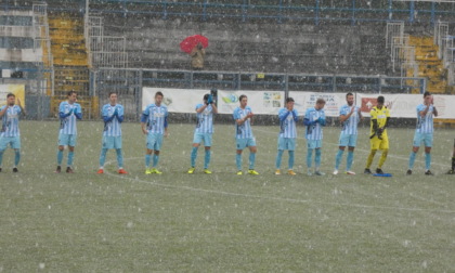 Calcio Serie D - Tritium gelata. Il Borgo San Donnino vince sotto la neve del La Rocca al 94esimo