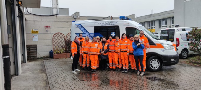 Nuova ambulanza per la Croce Bianca di Brugherio