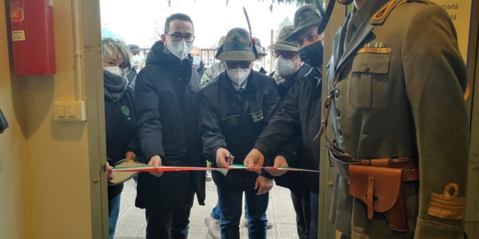 Taglio del nastro per la mostra sulla Campagna di Russia