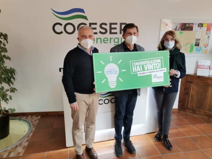 Un anno di energia elettrica gratis con Cogeser