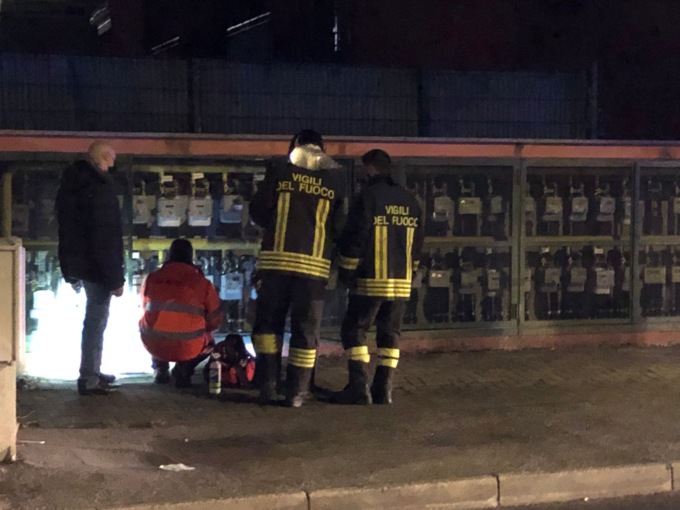 Fuga di gas, intervengono i pompieri