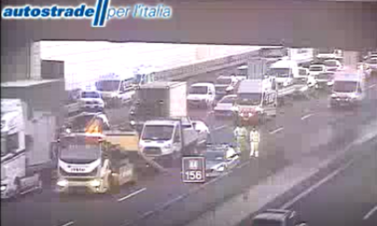 Incidente sull'A4 direzione Milano. Traffico bloccato tra Capriate e Trezzo