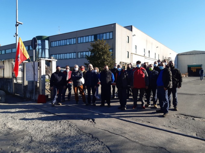 Ex Sarinox, maestranze in sciopero
