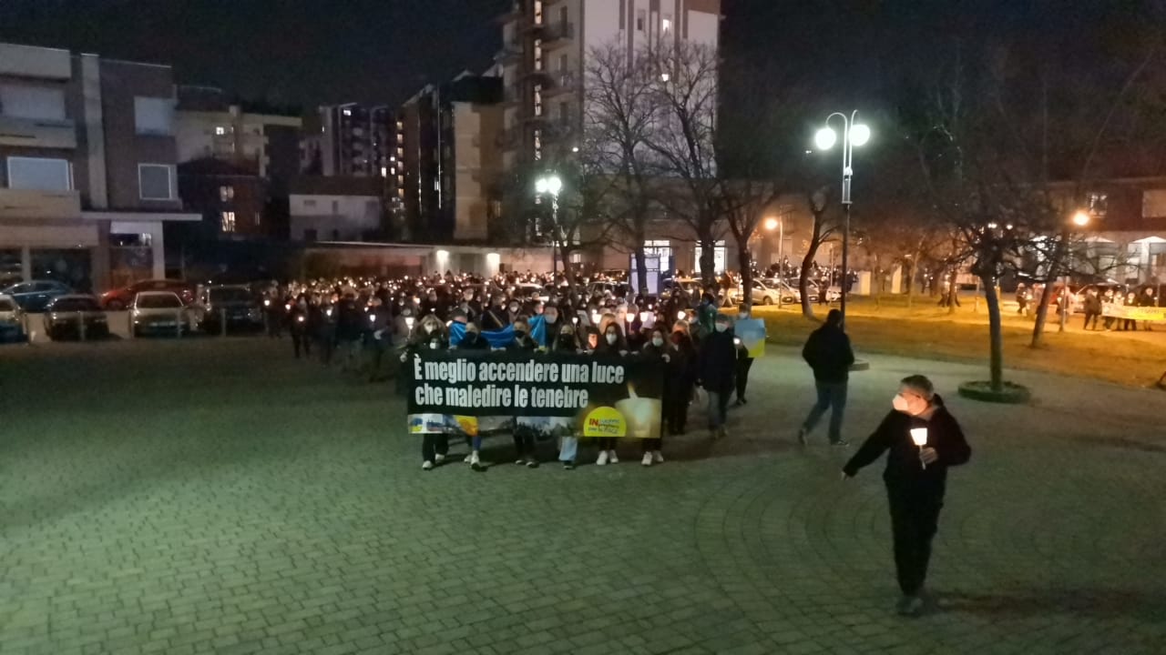 cassina de pecchi manifestazione pace per l'ucraina