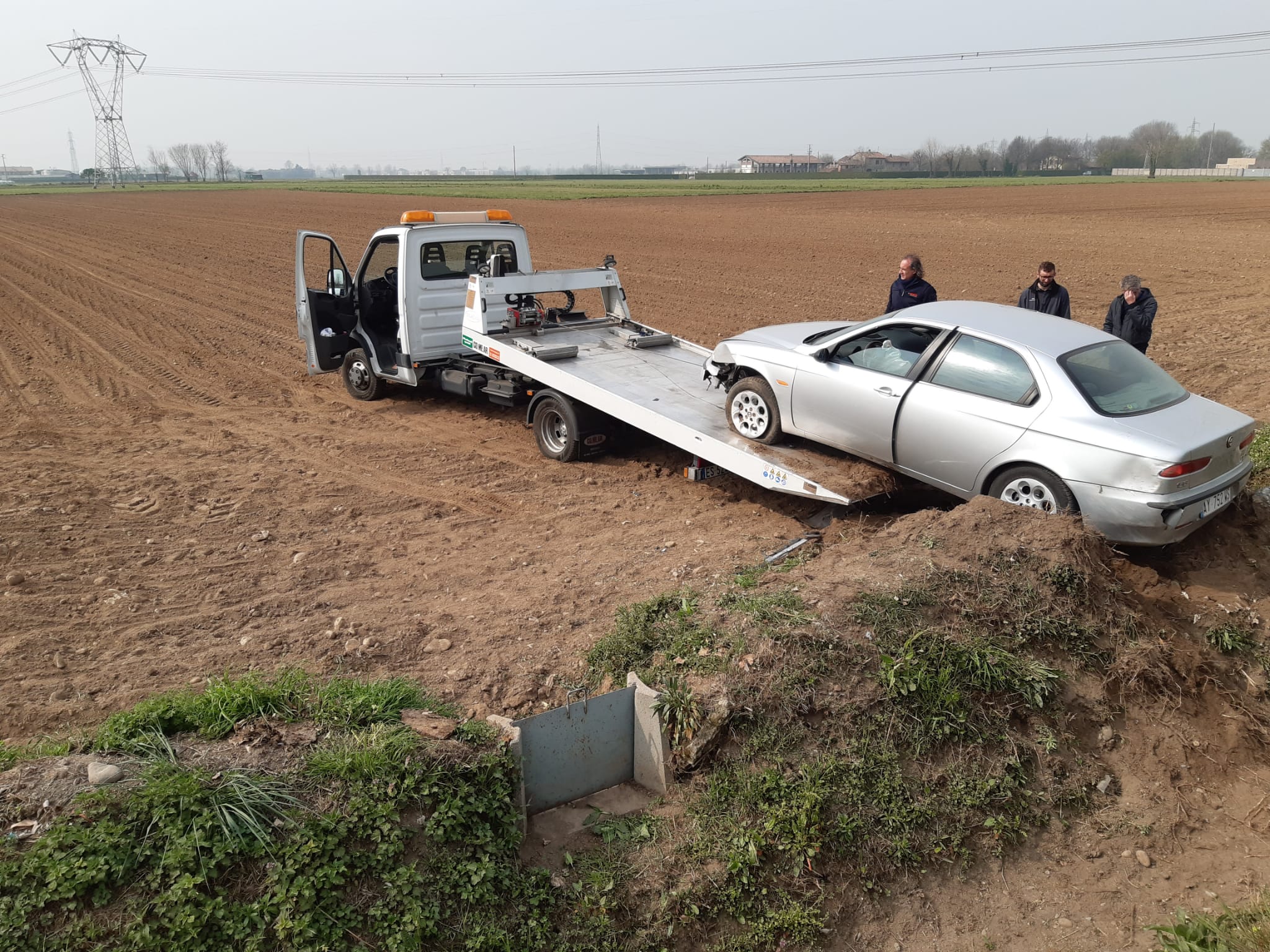 Incidente stradale a Inzago