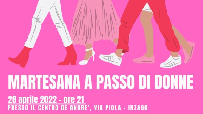 “Martesana a passo di donne”, incontro a Inzago