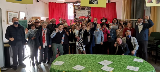 Festa con i cinquanta volontari del Pedibus