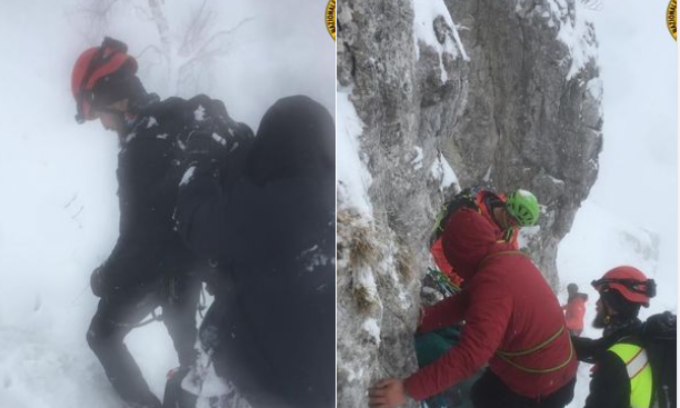 Bloccati per tutta la notte in montagna: salvati dal Soccorso Alpino