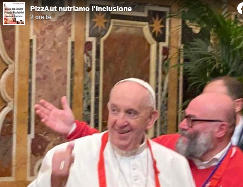I ragazzi di PizzAut ricevuti da Papa Francesco