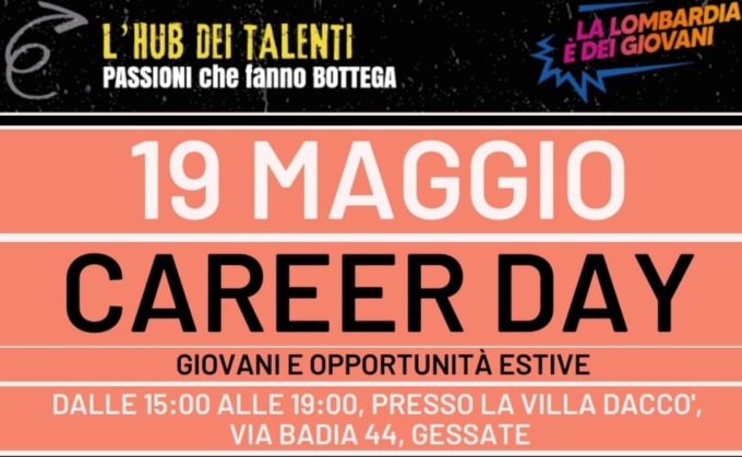 Career day: a Gessate si parla di giovani e opportunità estive