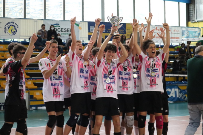 Tris per i Diavoli rosa: sono campioni anche con la Under15