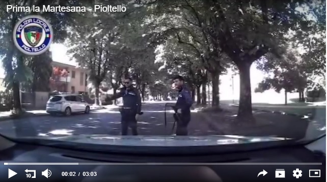 Folle inseguimento e arresto tra le vie della città: il VIDEO  dalle telecamere degli agenti
